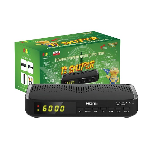 STB Digital DVB T2 Merek Tanaka Type T2 Sniper